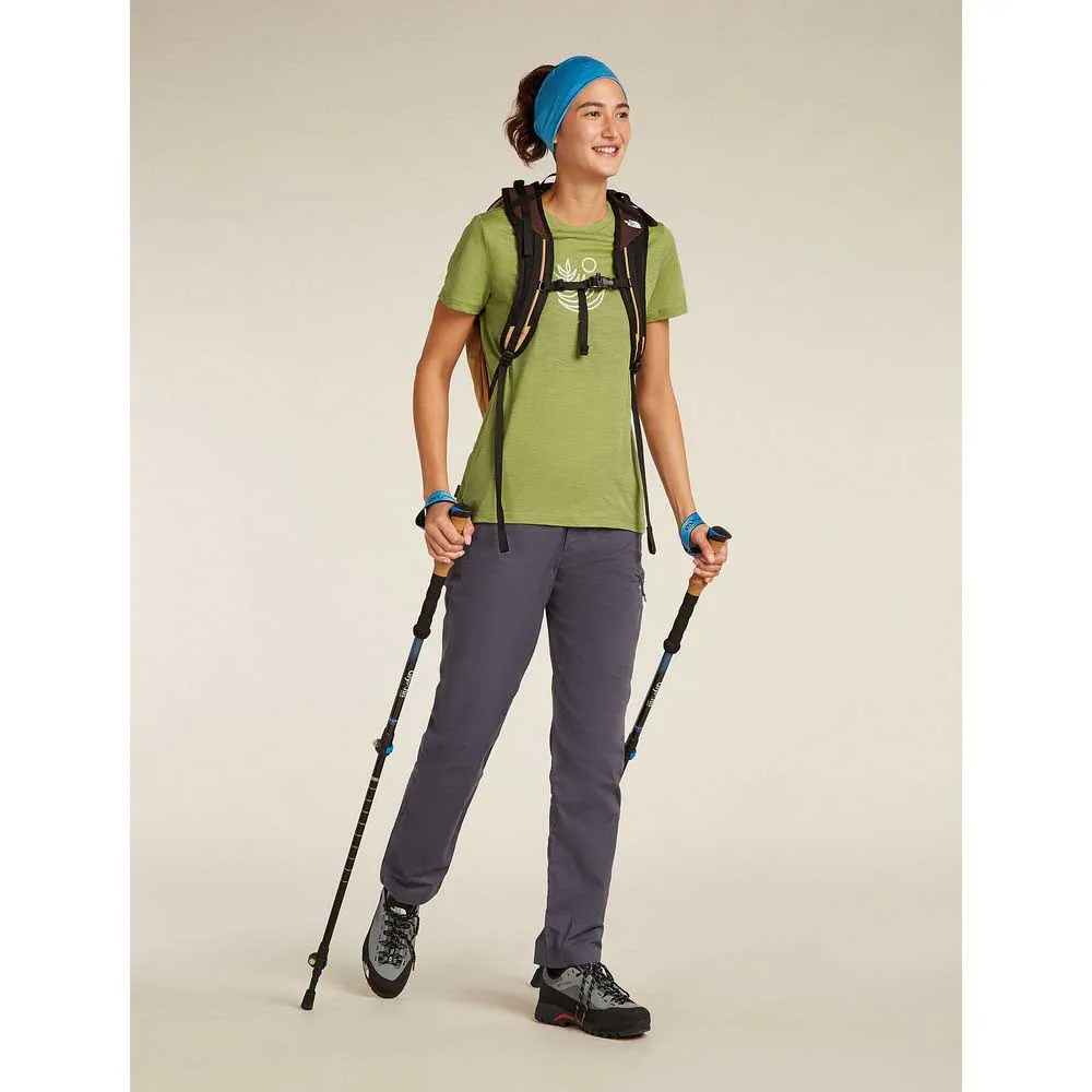 Icebreaker Merino 150 Tech Lite Fresh Fern Kortarmet T-skjorte