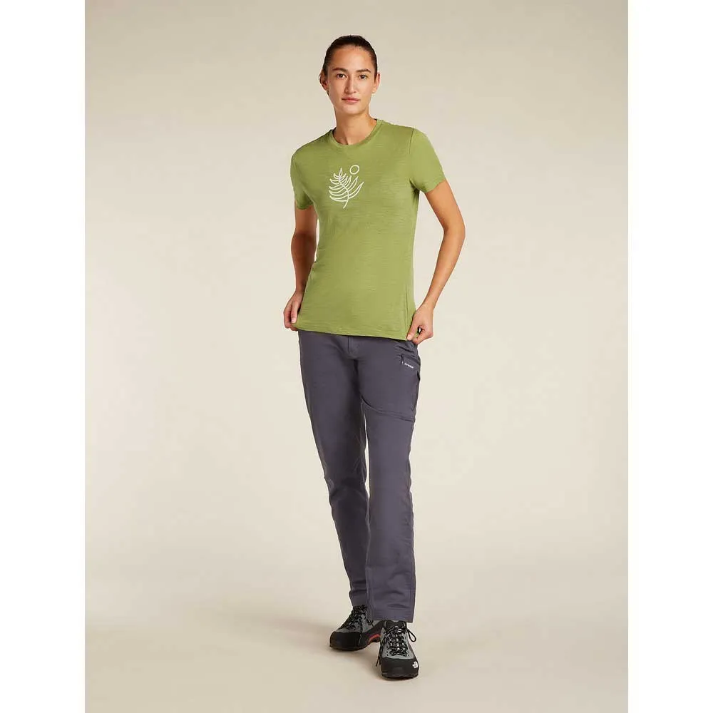 Icebreaker Merino 150 Tech Lite Fresh Fern Kortarmet T-skjorte