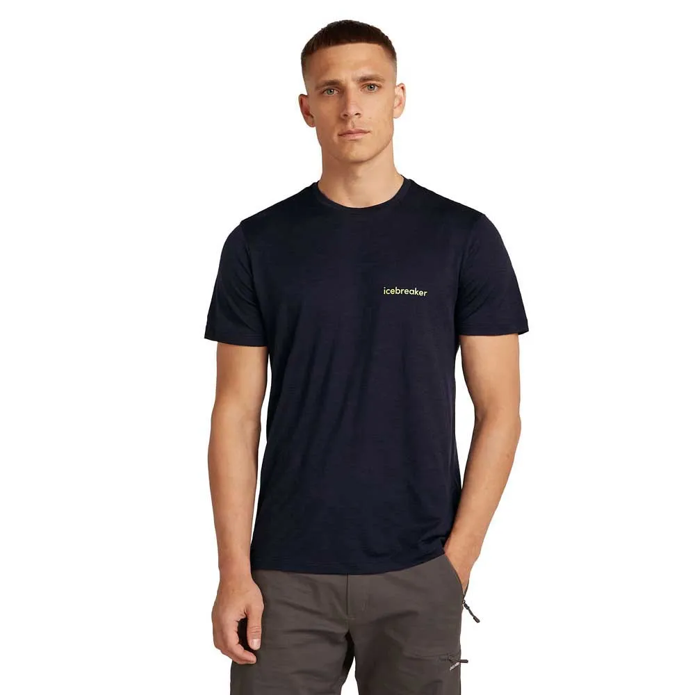 Icebreaker Merino 150 Tech Lite Ib Wordmark Kortarmet T-skjorte Icebreaker Merino 150 Tech Lite Ib Wordmark Kortarmet T-skjorte