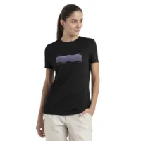 Icebreaker Merino 150 Tech Lite Iii Contour Waves Kortarmet T-skjorte