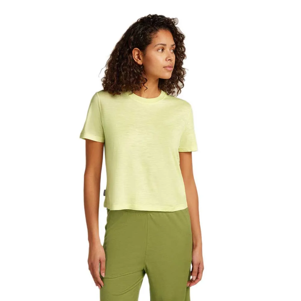Icebreaker Merino 150 Tech Lite Iii Crop Kortarmet T-skjorte Icebreaker Merino 150 Tech Lite Iii Crop Kortarmet T-skjorte