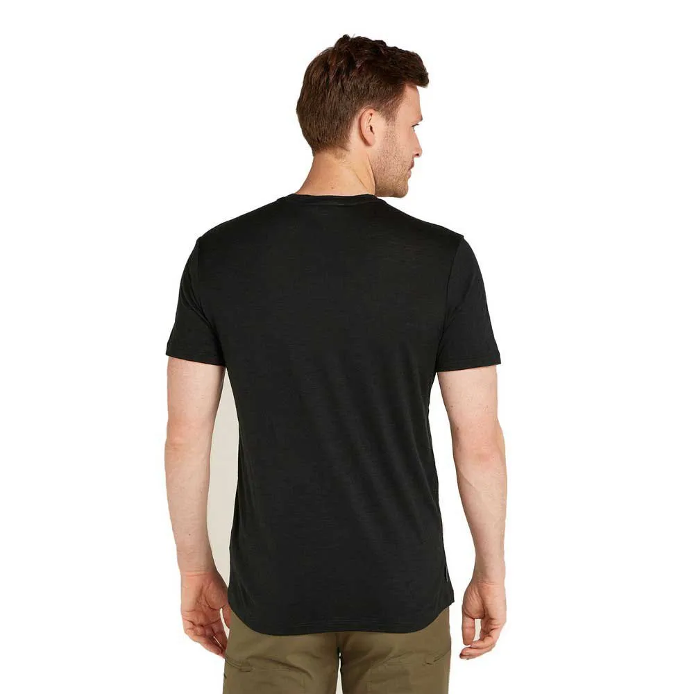 Icebreaker Merino 150 Tech Lite Iii Logo Reflections Kortarmet T-skjorte