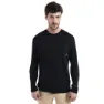 Icebreaker Merino 150 Tech Lite Iii Relaxed Pocket Langarmet T-skjorte, Black
