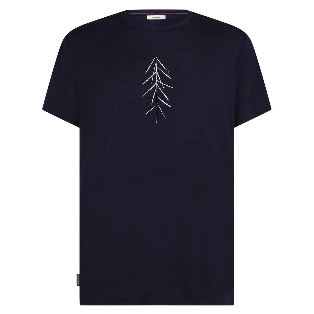 Icebreaker Merino 150 Tech Lite Lancewood Kortarmet T-skjorte, Midnight navy 1