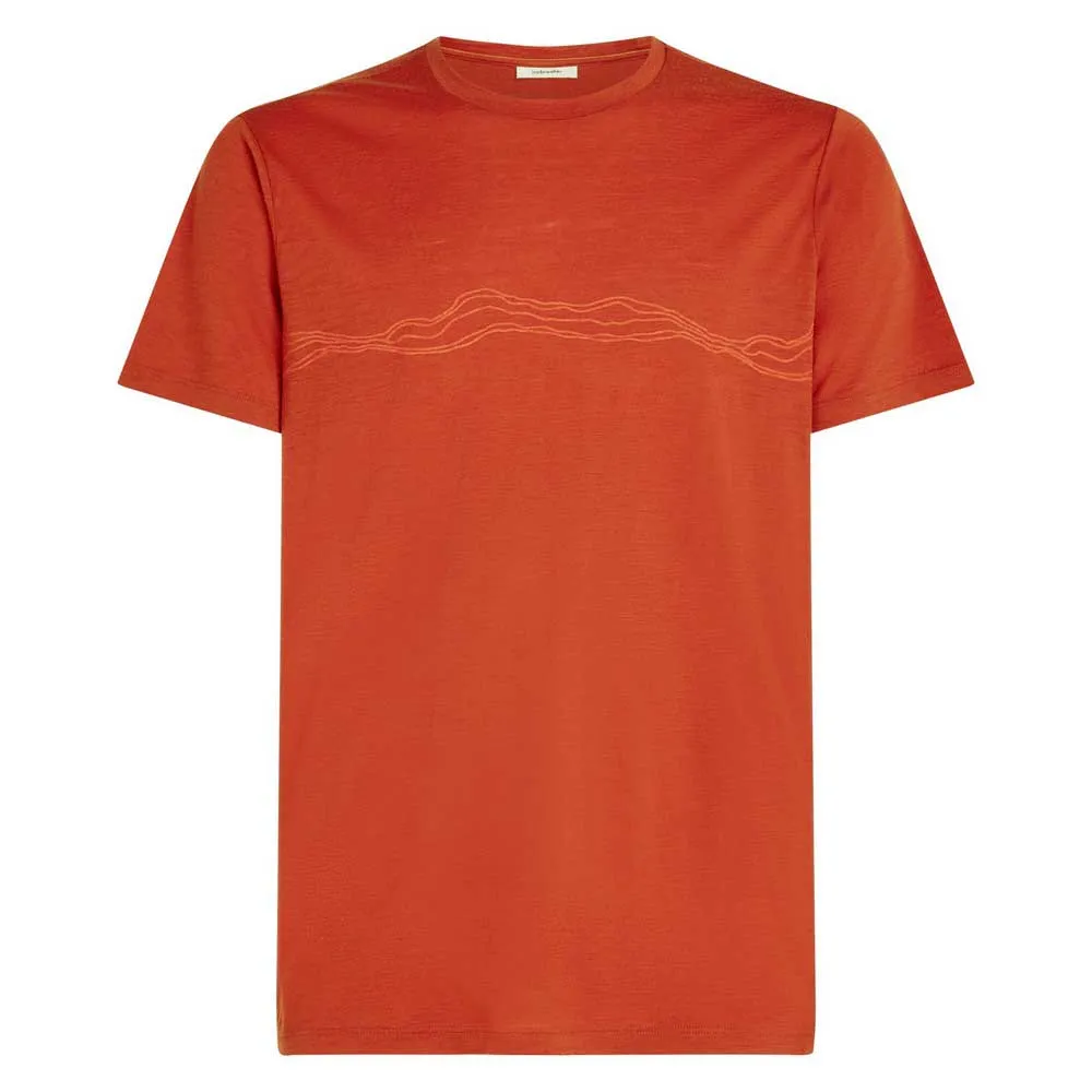 Icebreaker Merino 150 Tech Lite Mountain Pulse Kortarmet T-skjorte Icebreaker Merino 150 Tech Lite Mountain Pulse Kortarmet T-skjorte
