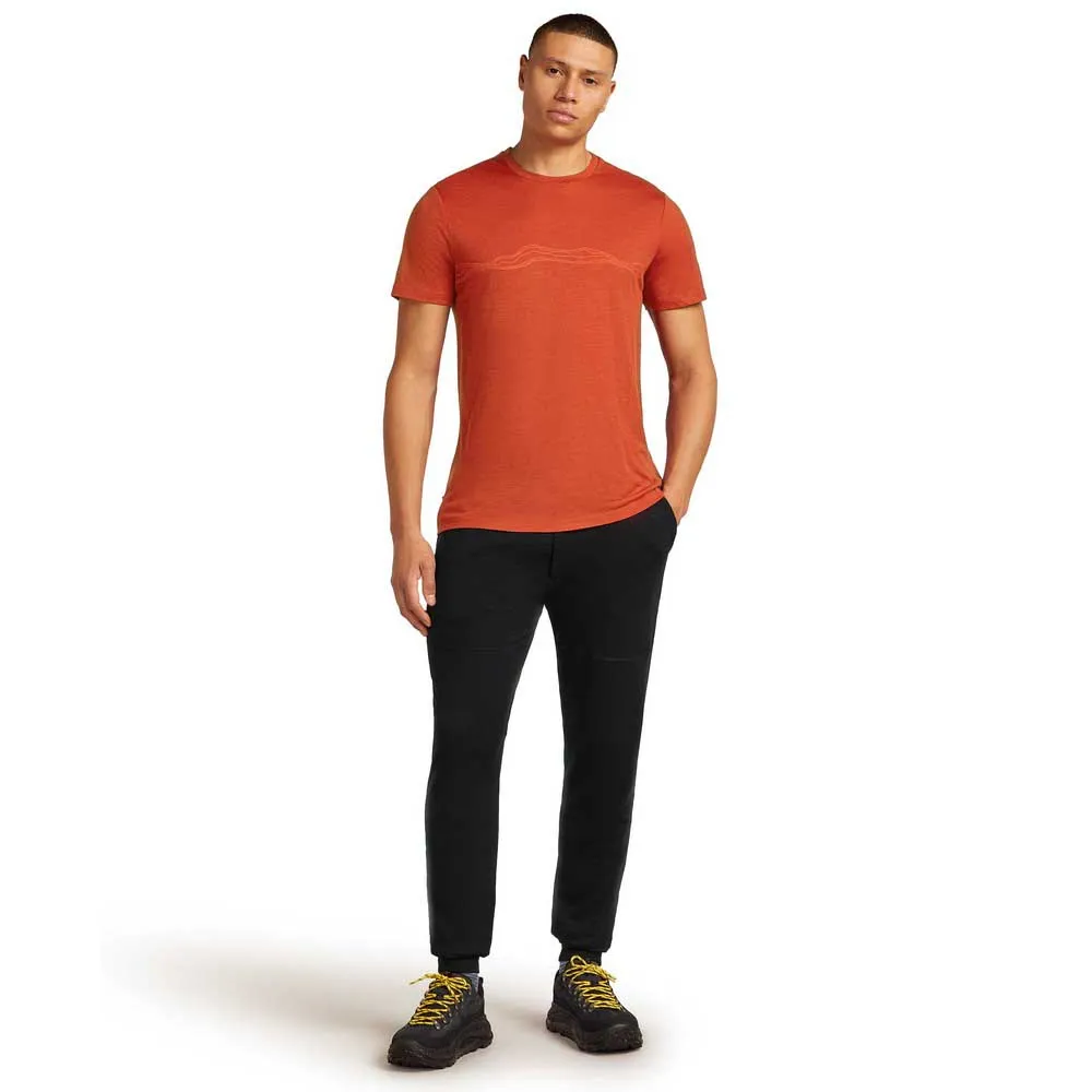 Icebreaker Merino 150 Tech Lite Mountain Pulse Kortarmet T-skjorte Icebreaker Merino 150 Tech Lite Mountain Pulse Kortarmet T-skjorte