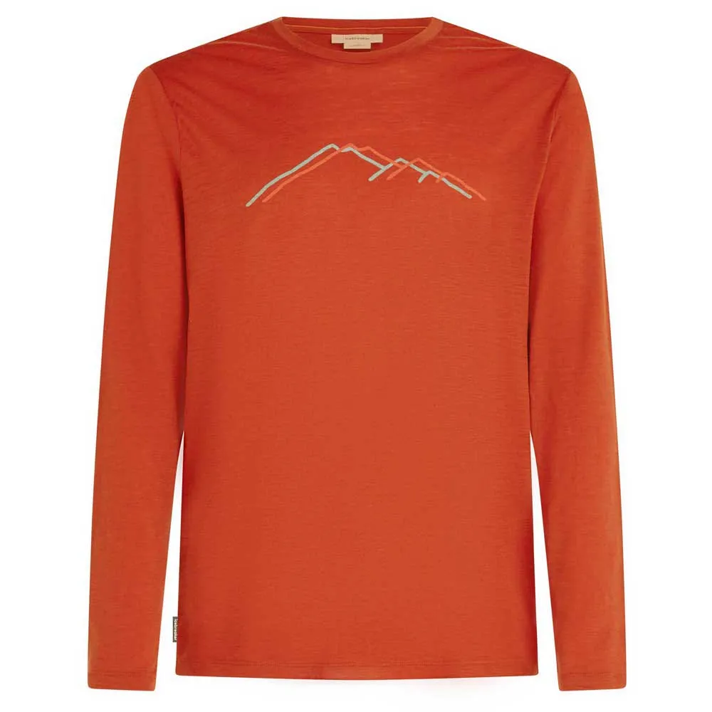Icebreaker Merino 150 Tech Lite Rainer Ridge Langarmet T-skjorte Icebreaker Merino 150 Tech Lite Rainer Ridge Langarmet T-skjorte
