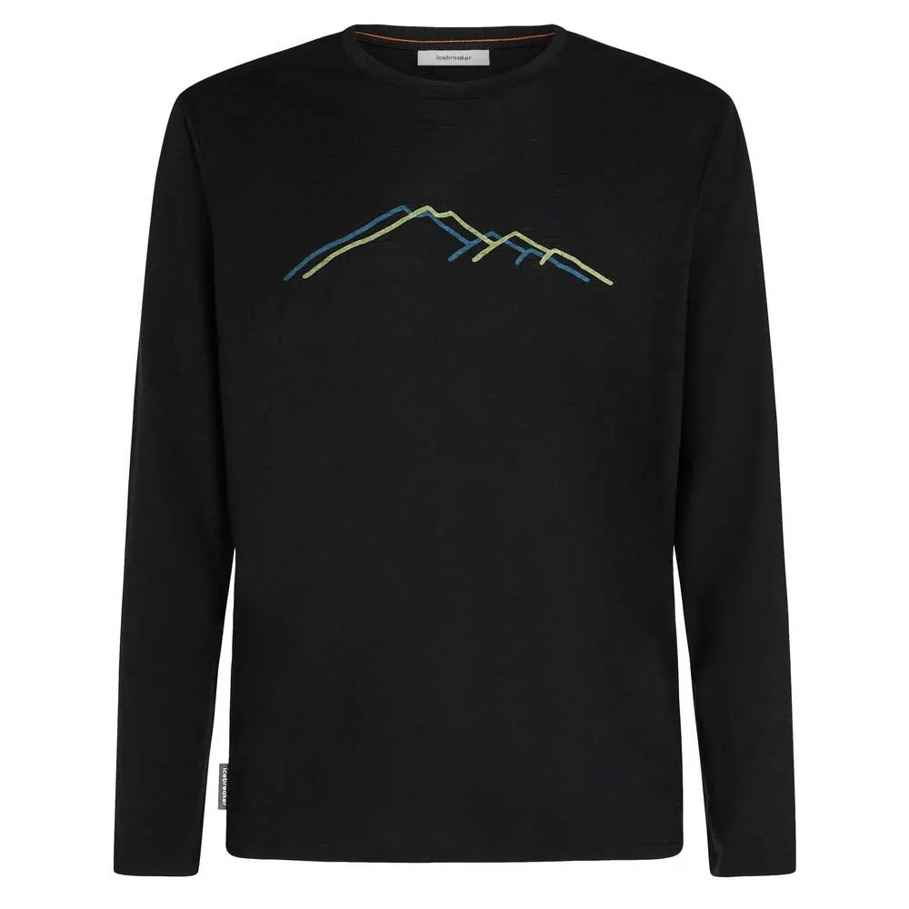 Icebreaker Merino 150 Tech Lite Rainer Ridge Langarmet T-skjorte