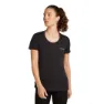 Icebreaker Merino 150 Tech Lite Scoop Wordmark Kortarmet T-skjorte, Black