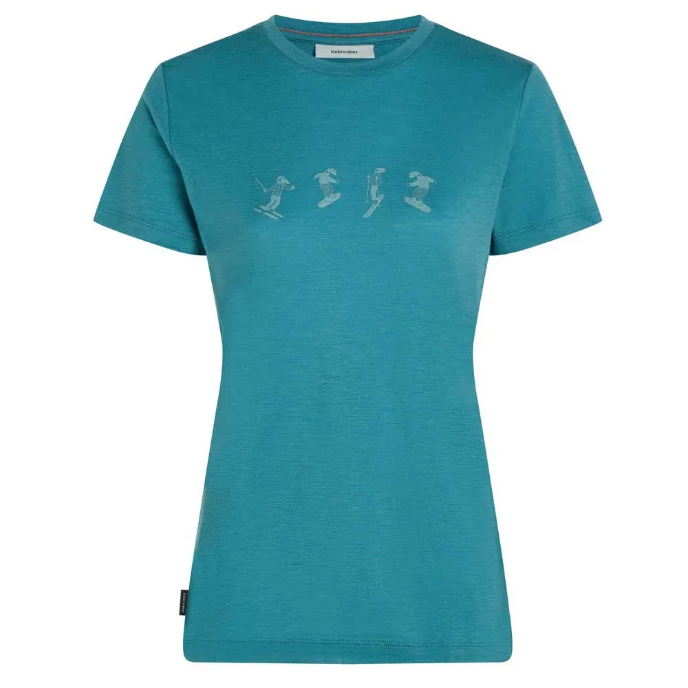 Icebreaker Merino 150 Tech Lite Snow Day Kortarmet T-skjorte