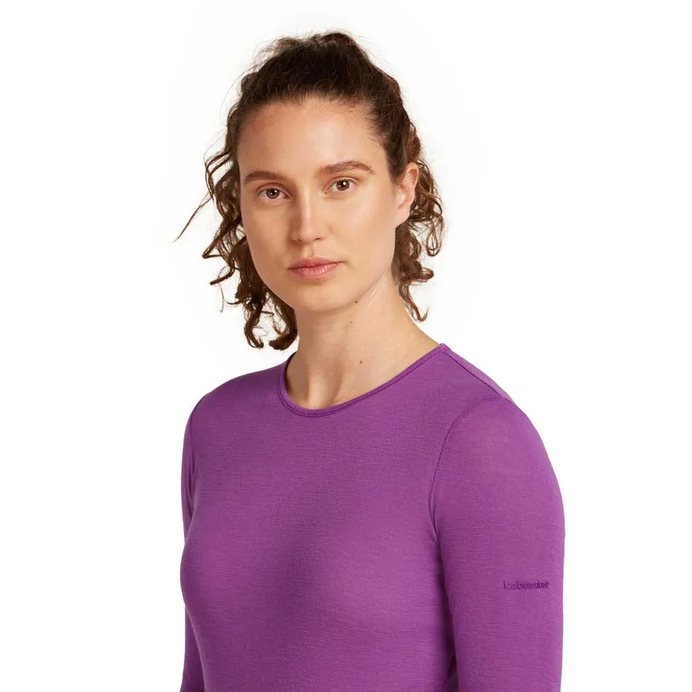 Icebreaker Merino 175 Everyday Crewe Langarmet Baselag, Passion