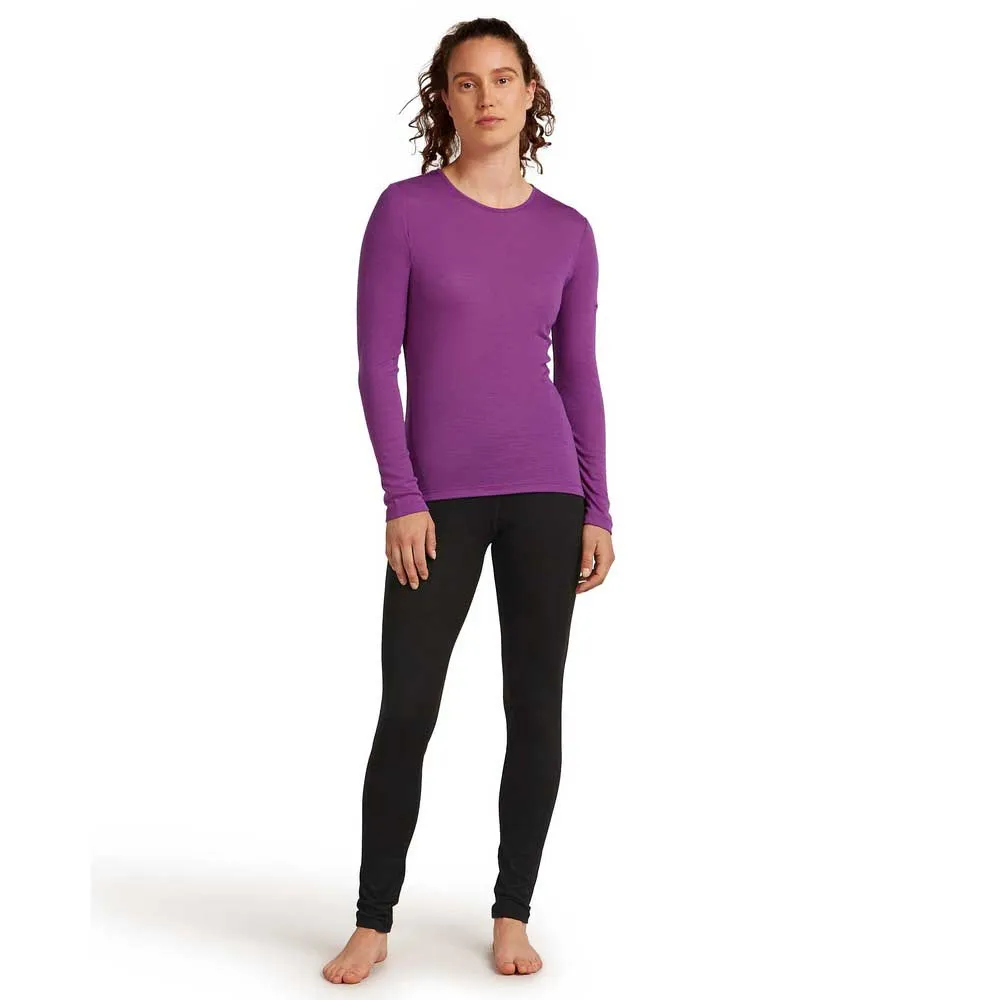 Icebreaker Merino 175 Everyday Crewe Langarmet Baselag, Passion