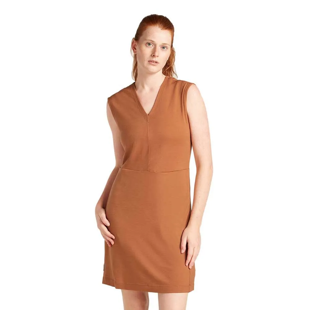 Icebreaker Merino 200 Granary V Neck Kjole