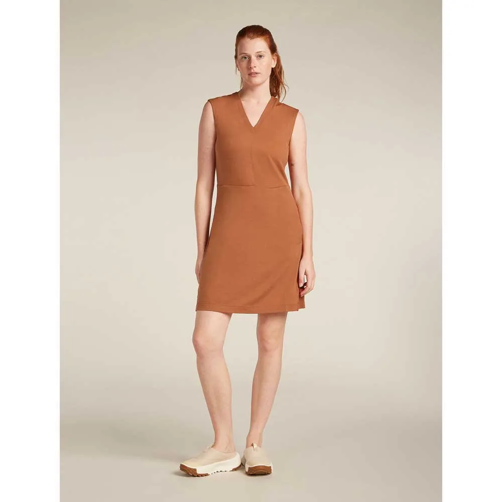 Icebreaker Merino 200 Granary V Neck Kjole