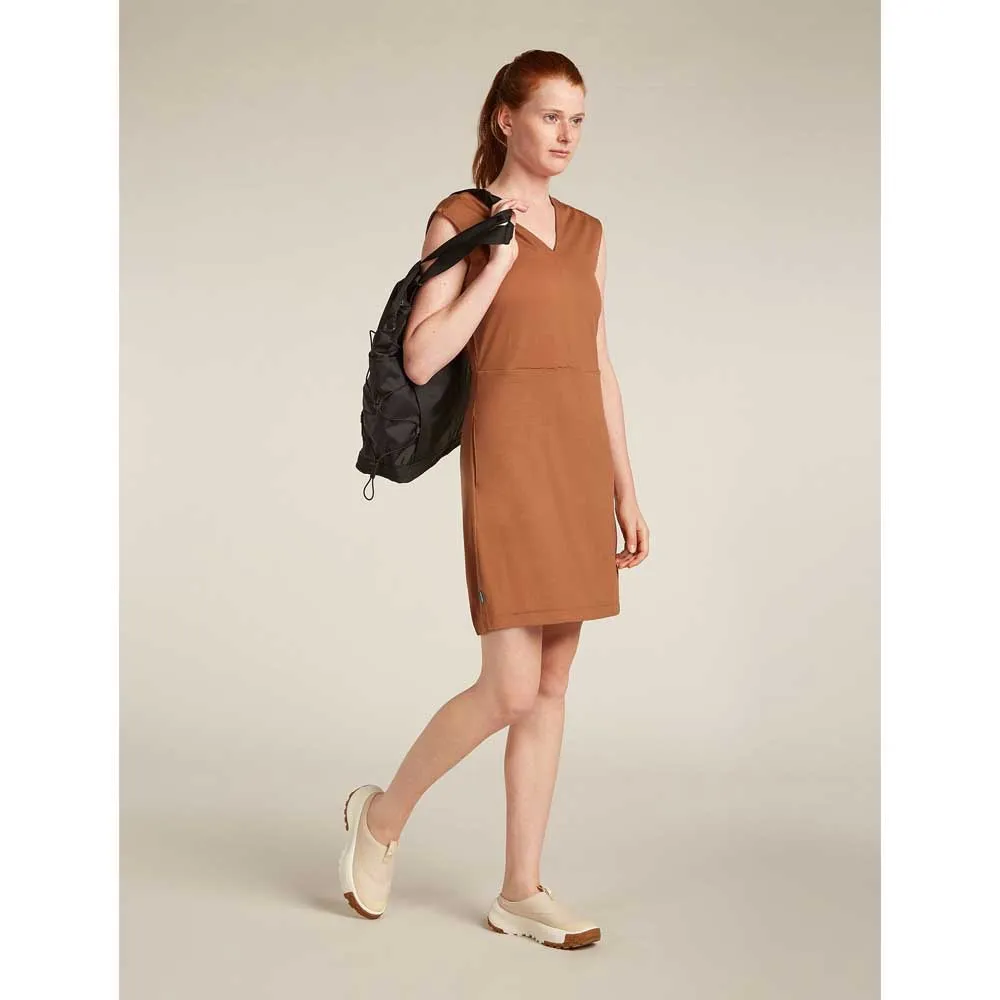 Icebreaker Merino 200 Granary V Neck Kjole