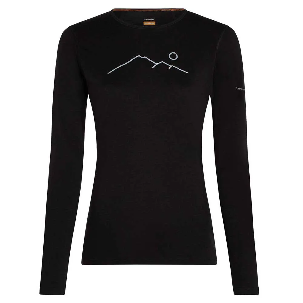 Icebreaker Merino 200 Oasis Crewe Rainer Ridge Langarmet Baselag Icebreaker Merino 200 Oasis Crewe Rainer Ridge Langarmet Baselag