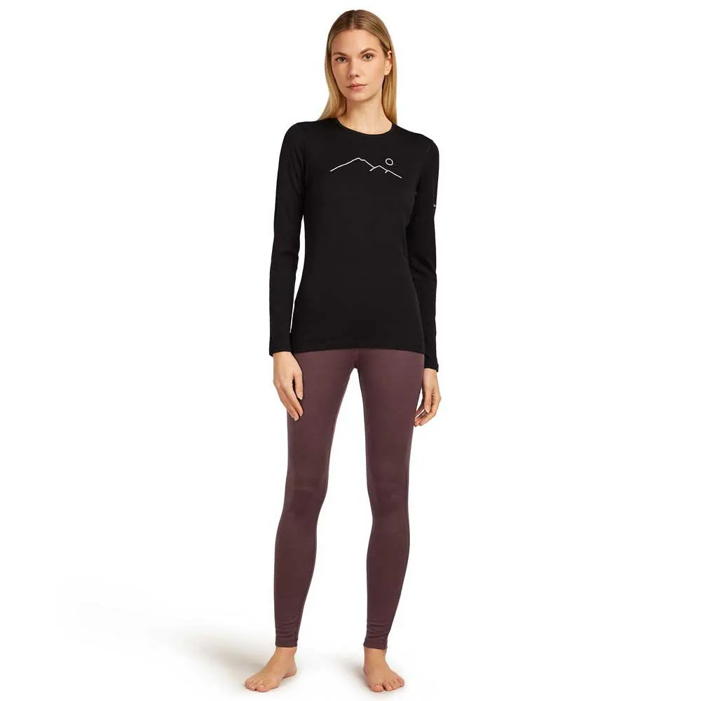 Icebreaker Merino 200 Oasis Crewe Rainer Ridge Langarmet Baselag Icebreaker Merino 200 Oasis Crewe Rainer Ridge Langarmet Baselag