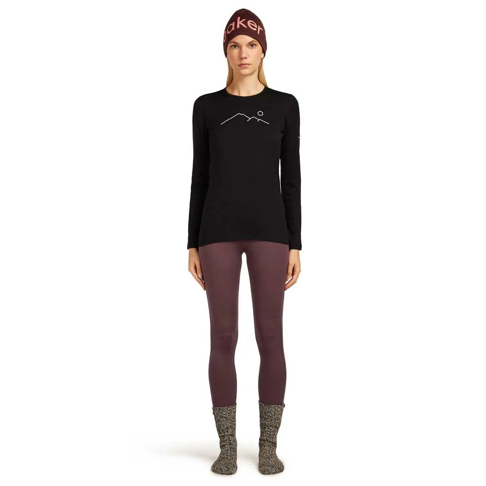 Icebreaker Merino 200 Oasis Crewe Rainer Ridge Langarmet Baselag Icebreaker Merino 200 Oasis Crewe Rainer Ridge Langarmet Baselag