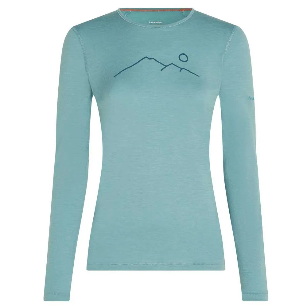 Icebreaker Merino 200 Oasis Crewe Rainer Ridge Langarmet Baselag