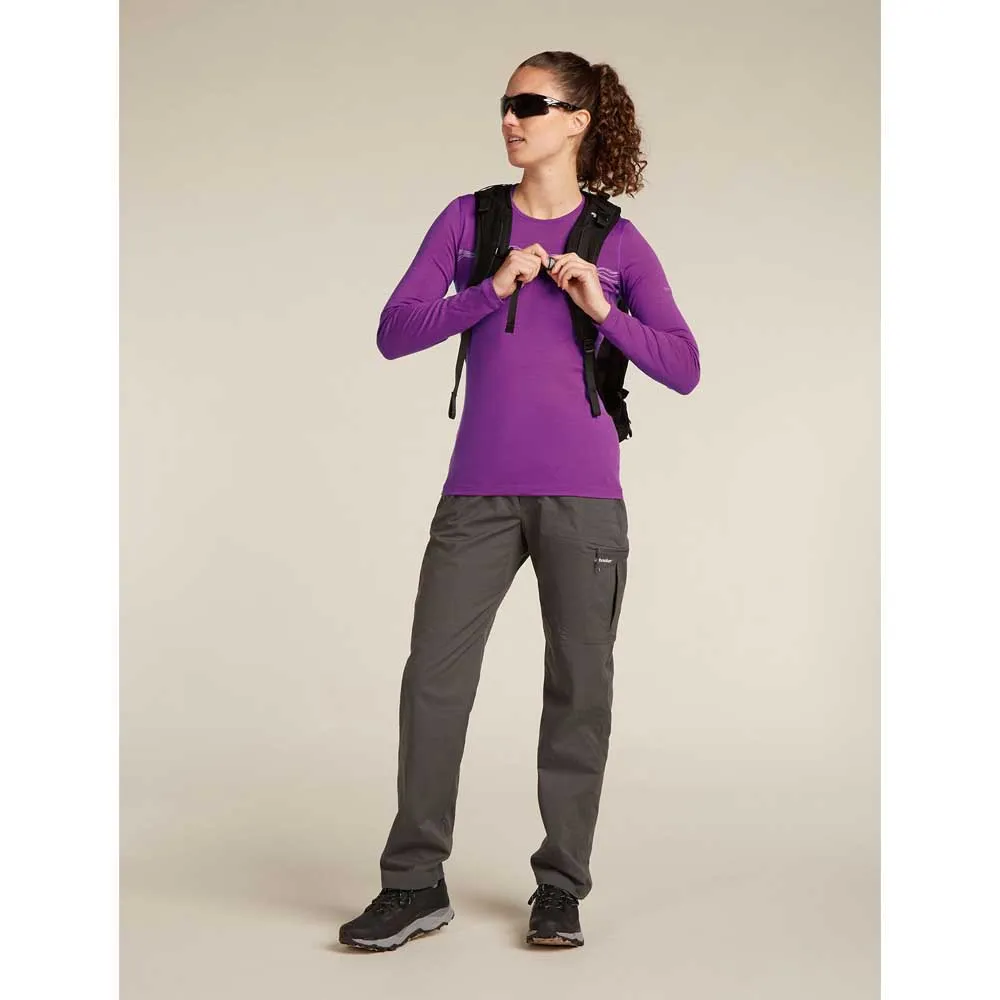 Icebreaker Merino 200 Oasis Mountain Pulse Langarmet Baselag