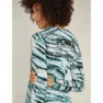 Icebreaker Merino 200 Oasis Protect Our Winters Aop Langarmet Baselag, Snow aop