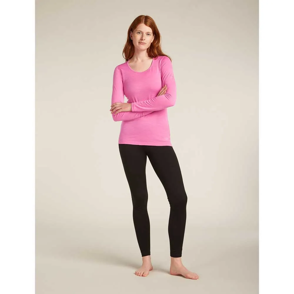 Icebreaker Merino 200 Oasis Scoop Langarmet Baselag