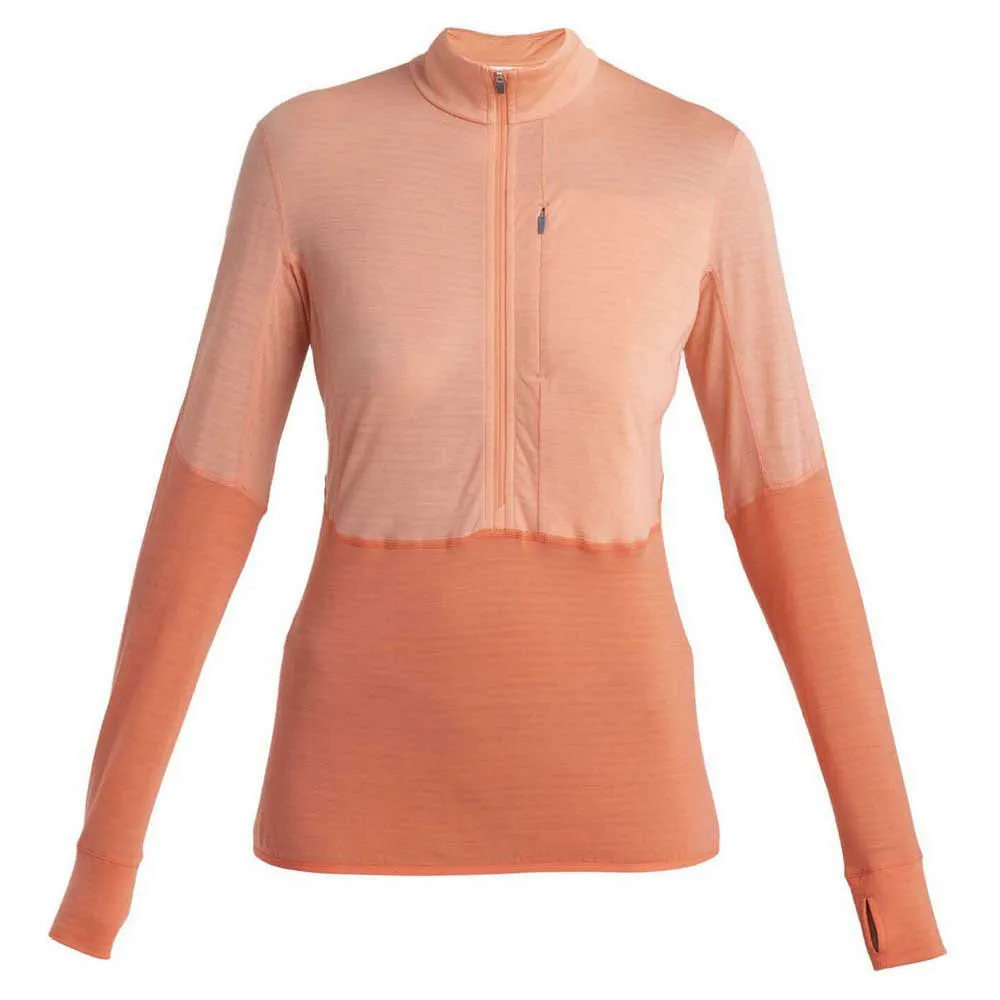 Icebreaker Merino 200 Realfleece Descender Fleecejakke Med Halv Glidelås