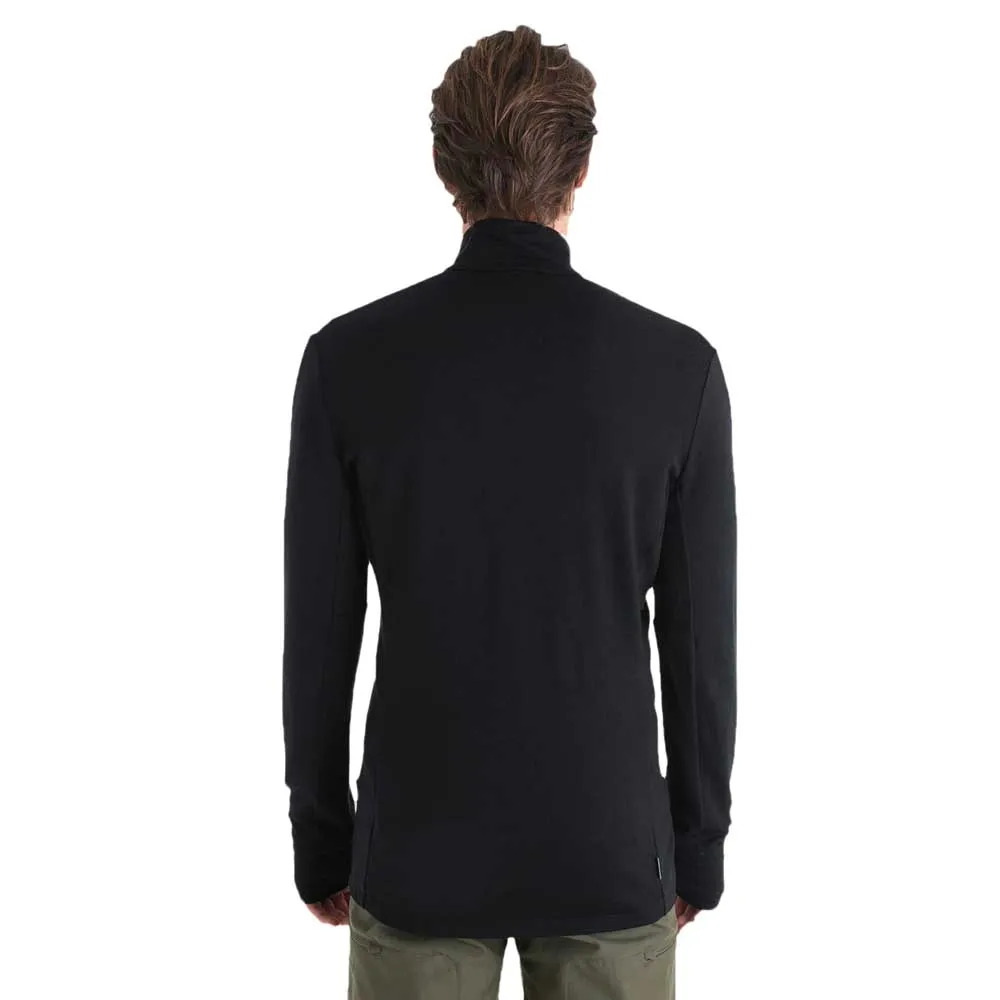 Icebreaker Merino 260 Quantum Iv Genser Med Hel Glidelås Refurbished, Black