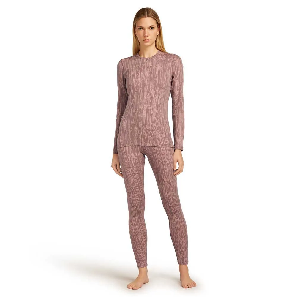 Icebreaker Merino 260 Tech Vertex High Rise Delta Lines Aop Baselagbukser Icebreaker Merino 260 Tech Vertex High Rise Delta Lines Aop Baselagbukser