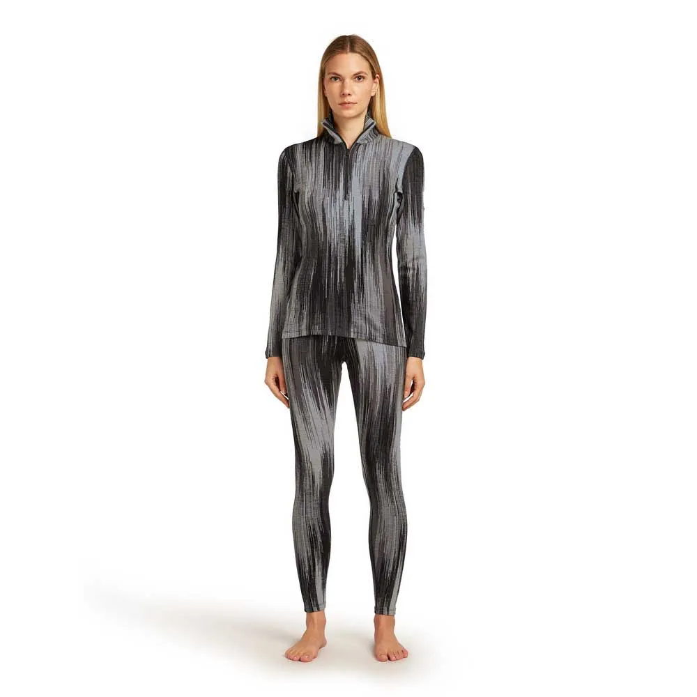 Icebreaker Merino 260 Tech Vertex High Rise Peak Aop Baselagbukser Icebreaker Merino 260 Tech Vertex High Rise Peak Aop Baselagbukser