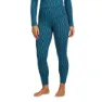 Icebreaker Merino 260 Tech Vertex High Rise Snow Grid Aop Baselagbukser, Topaz / atlantis / j