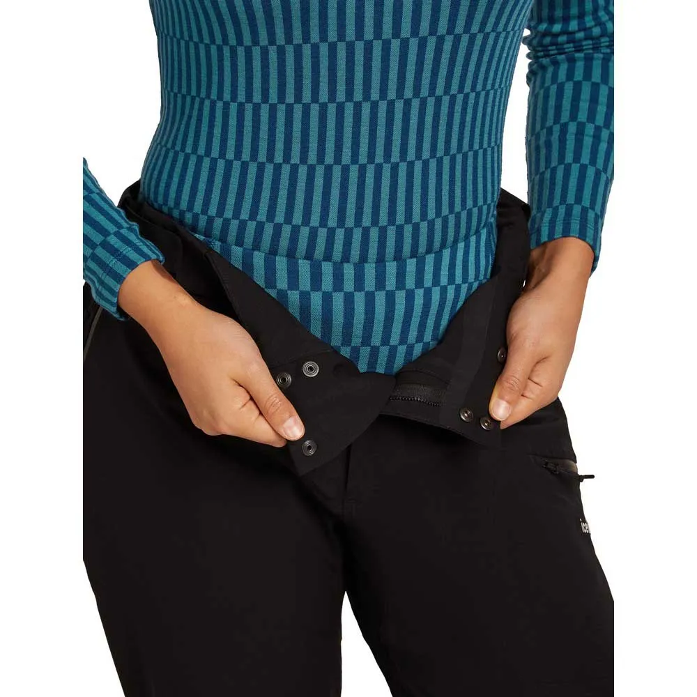 Icebreaker Merino 260 Tech Vertex High Rise Snow Grid Aop Baselagbukser, Topaz / atlantis / j
