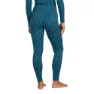 Icebreaker Merino 260 Tech Vertex High Rise Snow Grid Aop Baselagbukser, Topaz / atlantis / j