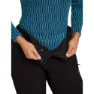 Icebreaker Merino 260 Tech Vertex High Rise Snow Grid Aop Baselagbukser, Topaz / atlantis / j