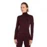 Icebreaker Merino 260 Vertex Frozen Forms Langarmet Baselag, Black / port / j
