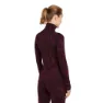 Icebreaker Merino 260 Vertex Frozen Forms Langarmet Baselag, Black / port / j