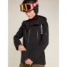 Icebreaker Merino 260 Vertex Frozen Forms Langarmet Baselag, Black / port / j