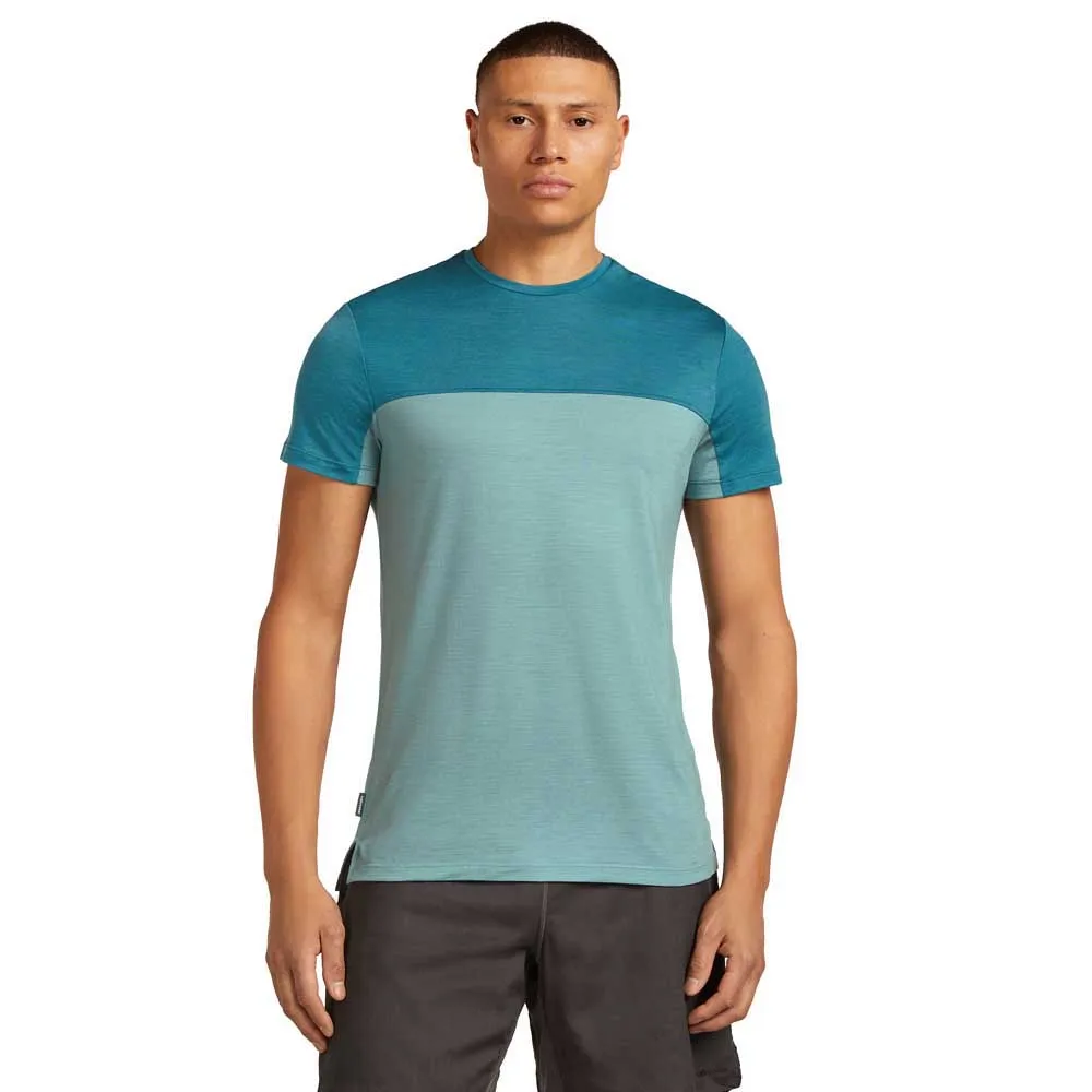 Icebreaker Merino Blend 125 Cool-lite™ Sphere Colour Block Kortarmet T-skjorte Icebreaker Merino Blend 125 Cool-lite™ Sphere Colour Block Kortarmet T-skjorte