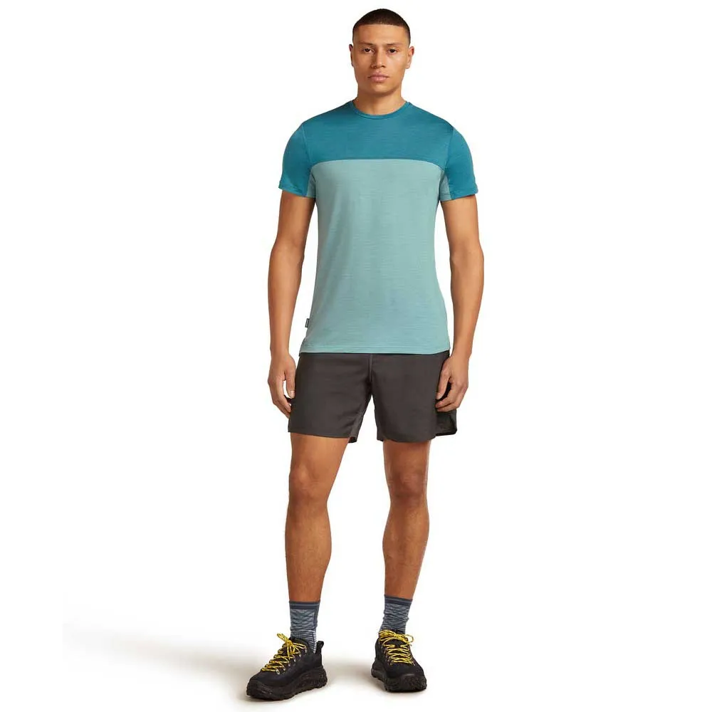 Icebreaker Merino Blend 125 Cool-lite™ Sphere Colour Block Kortarmet T-skjorte Icebreaker Merino Blend 125 Cool-lite™ Sphere Colour Block Kortarmet T-skjorte
