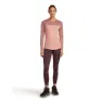 Icebreaker Merino Blend 125 Cool-lite™ Sphere Colour Block Langarmet T-skjorte, Blush / summit / cb