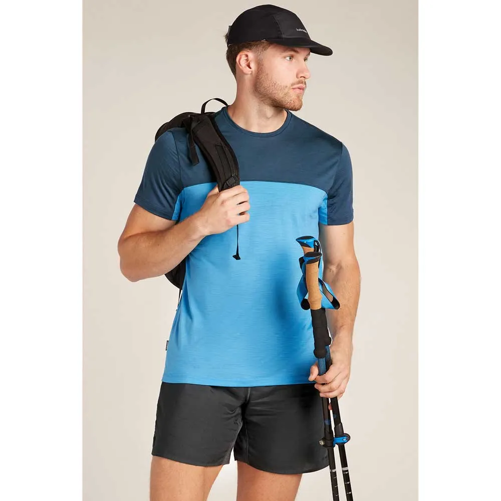 Icebreaker Merino Cool Lite Sphere Iii Colourblock Kortarmet T-skjorte