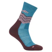 Icebreaker Merino Hike+ Medium Across The Peaks Crewsokker