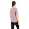 Icebreaker Merino Linen Stripe Kortarmet T-skjorte, Purple gaze / algae / s