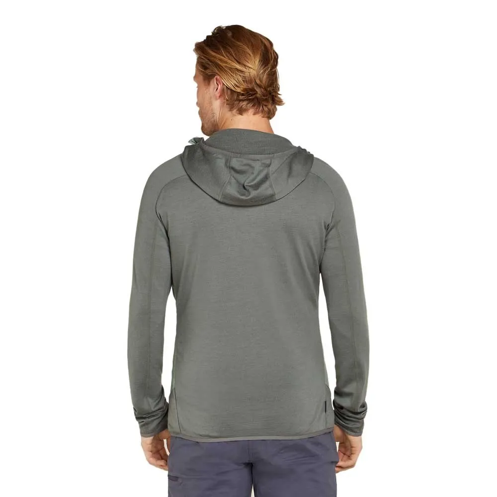 Icebreaker Merino Quantum Hybrid Genser Med Hel Glidelås, Galaxy / moss / cb