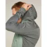 Icebreaker Merino Quantum Hybrid Genser Med Hel Glidelås, Galaxy / moss / cb