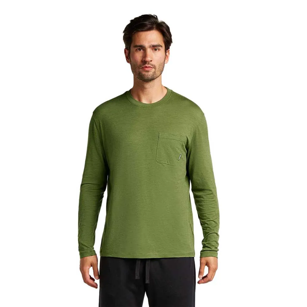 Icebreaker Merino Tech Lite Iii Relaxed Pocket Langarmet T-skjorte