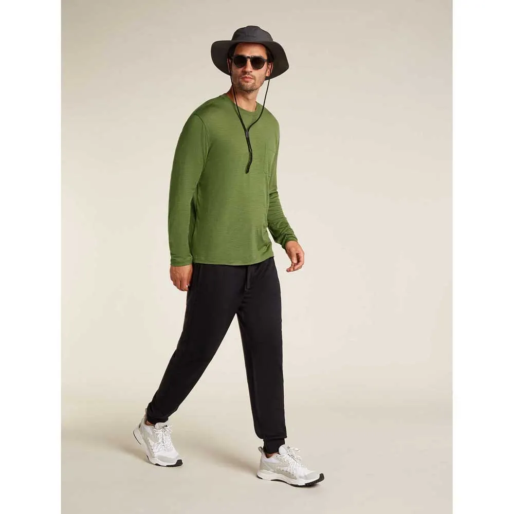 Icebreaker Merino Tech Lite Iii Relaxed Pocket Langarmet T-skjorte