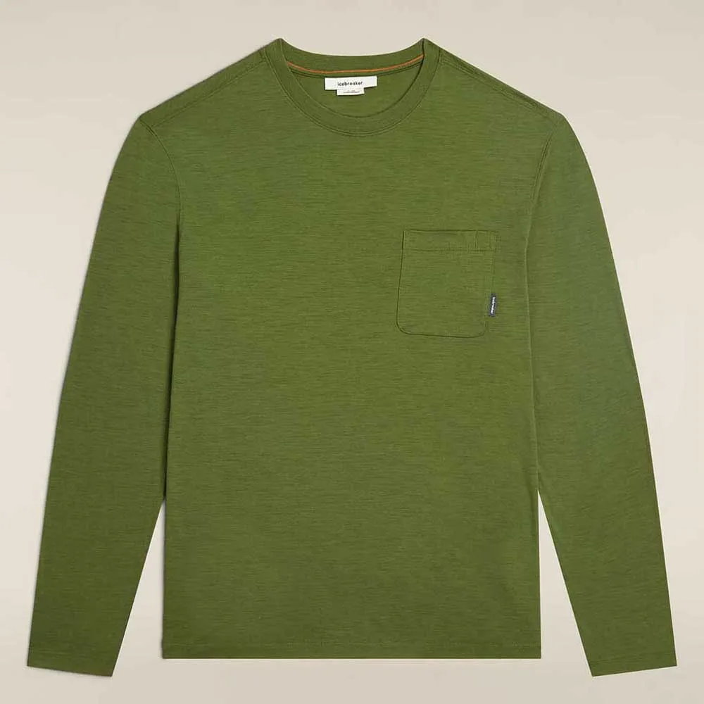 Icebreaker Merino Tech Lite Iii Relaxed Pocket Langarmet T-skjorte