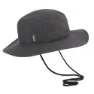 Icebreaker Shell+ Cotton Windbreaker Wide Brim Cap, Obsidian