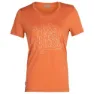 Icebreaker T-lite Ii Move To Natural Merino Kortarmet T-skjorte, Clay